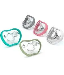 Nanobebe Baby Pacifiers 0-3 Month Orthodontic, Curves Comfortable with Face