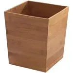 Interdesign Formbu Wastebasket Trash Can Bamboo