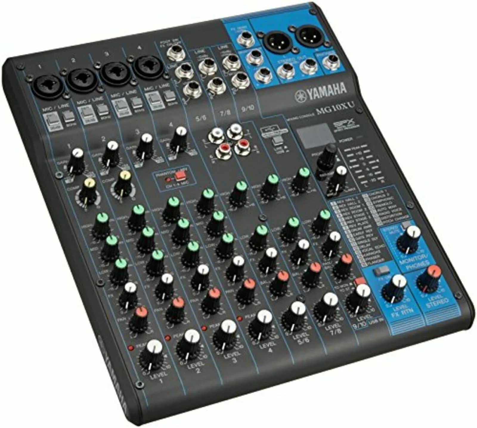 Yamaha 10 Channel Mixer with Effects & USB MG10XU