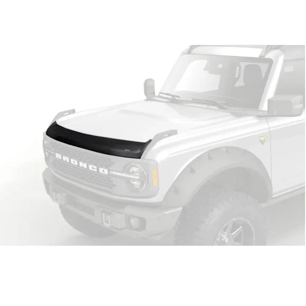 AVS 21-23 Ford Bronco(Excl Raptor) Aeroskin Low Profile Acrylic Hood Shield - Smoke