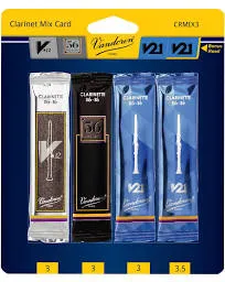 Vandoren CRMIXB3 Bb Clarinet Reed Mix Card