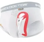 Shock Doctor Boys Core Brief with Bio-Flex Cup, Cup Size XSmall