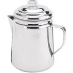 Coleman Silver Percolator 9.5 in. H X 6.4 in. W X 8.6 in. L 12 cups 1 pk