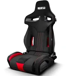 Sparco R333 Seat Black and Red Seat