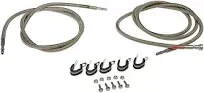 Dorman Flexible Braided Main Fuel Line &amp; Vapor Fuel Line Stainless Steel 819-816