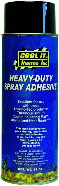 Thermo-Tec 12005, Spray-On Adhesive - 16Oz High Performance Racing Partss