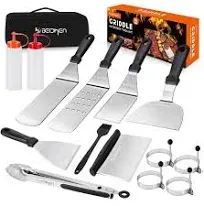 Griddle Accessories Kit 14 Pcs Stainless Steel Griddle Grill Tools Set Blackston