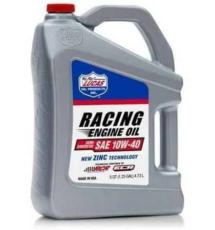 Lucas Oil Products Semi-Syn SAE 20w-50 Racing Only 10378