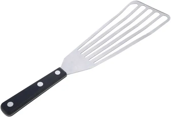 MIU Fish Spatula Stainless Steel, Slotted Flexible Metal, Lightweight Barbecue T