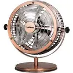 Holmes Heritage Desk Fan 6-Inch Brushed Copper