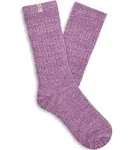 Rib Knit Slouchy Crew Sock in Violet Queen by UGG