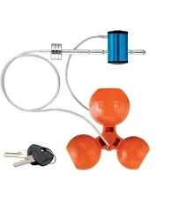 Curt Universal Tri-Ball Trailer Coupler Lock