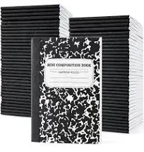 70 Pack Mini Composition Notebook