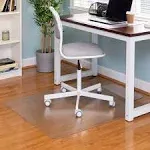 Ilyapa Heavy Duty Office Chair Mat, 30 x 48 Inches Clear, Durable PVC Chair Mat