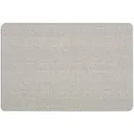 Quartet Oval Office Gray Fabric Bulletin Board