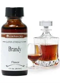 Lorann Oils Super Strength Brandy Candy Food Flavor 1 Fl Oz Exp 1/2023