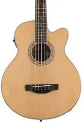 Ibanez AEB105E Acoustic-Elect<wbr/>ric Bass Guitar - Natural High Gloss