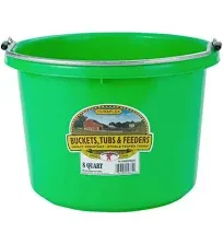 Little Giant 8 Quart Lime Green Plastic Bucket