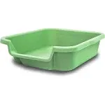 PuppyGoHere Dog Litter Box, Apple Green Color, Small size, Durable & Pet Safe Puppy Litter Box, Indoor Open Top Entry Dog Litter Pan, Comfortable