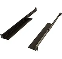 NavePoint Adjustable Rack Mount HEAVY DUTY Server Shelf Rails 1U - 00300269