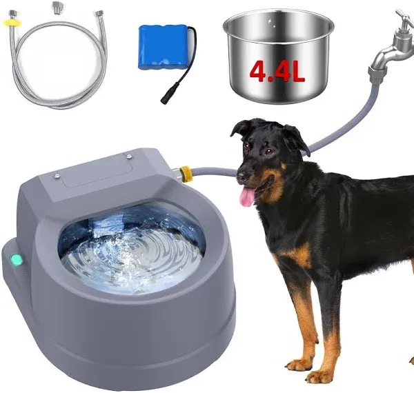 BENTOPAL Dog Water Fountain Auto Filling Dog Water Dispenser connect Water Supply