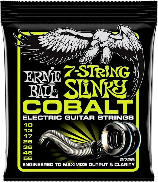 Ernie Ball Cobalt 7-String Regular Slinky Electric Guitar Strings