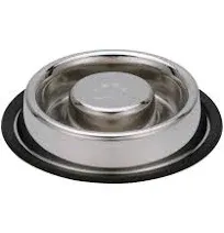 Neater Feeder Non-Tip Stainless Steel Slow Feed Dog Bowl