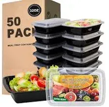 Ezalia 15 Pack Meal Prep Containers