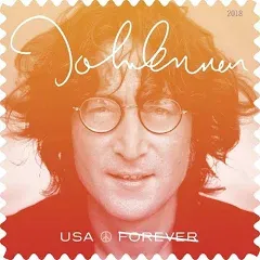 USPS John Lennon Commemorative Forever Postage Stamps