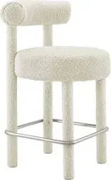 Toulouse Boucle Fabric Counter Stool By Modway