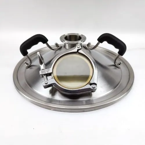 PORTED BREW KETTLE LID Pro 3" Triclamp Sight Glass Distillation Lid for 35L BrewZilla DigiBoil Anvil Foundry and Others KL25812