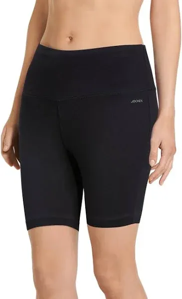 Jockey Women's High Rise Cotton Stretch Bike Shorts