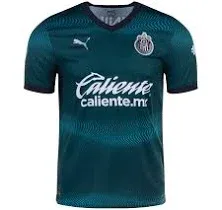 Puma Men&#039;s Chivas 23/24 Alternate Jersey Green 763519-01 i