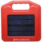 Pet & Livestock HQ Solar Electric Fence Charger 5 Mile - Solar Powered Energizer for Livestock - Low Impedance Solar Fencer Battery Powered