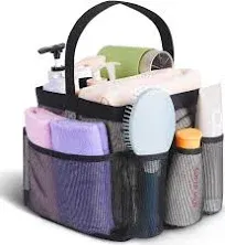 Eudele Mesh Shower Caddy Portable for College Dorm Room Essentials,Shower Caddy Dorm with 8-Pocket Large Capacity