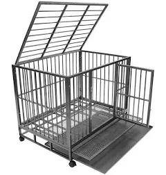 SmithBuilt Heavy-Duty Steel Dog Crate CAGE-Y42