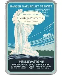 Cavallini Vintage National Parks Variety, 18 Assorted  Postcards, 9 Designs