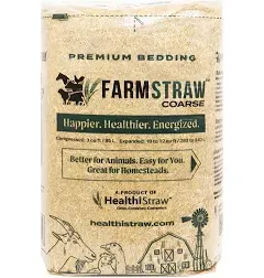 Greenway Animal Nutrition Premium Chopped Straw Bedding, 3 Cu Ft.