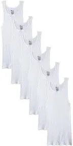 🐻 Hanes Men&#039;s 6pk Tanks - White Sz M