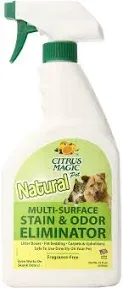 Pet Odor Eliminator by Citrus Magic, 22 Ounce Spray Bottle. Removes Odors Quick!