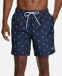 Nautica Men's Anchor Print Swim Trunks