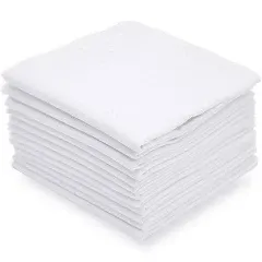 Men&#039;s Handkerchiefs1<wbr/>00% Soft CottonWhite Classic Hankie Pack of 12