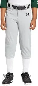 Under Armour Boys YXL Baseball Pants, White Loose Tapered Fit