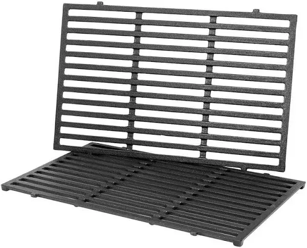 Weber 7524 2 Pack Porcelain Enameled Cast Iron Cooking Grates for Genesis E & S