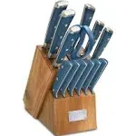 Hampton Signature Stellar 14 Piece Knife Block Set Blue (MISSING 4) Full Tang