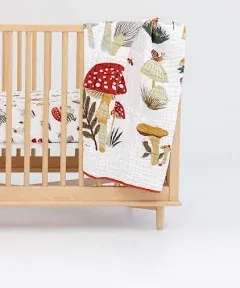 CLEMENTINE KIDS Reversible Quilts (Mushroom)