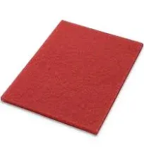 Americo Buffing Floor Pads 14" x 20" Red (Pack of 5)