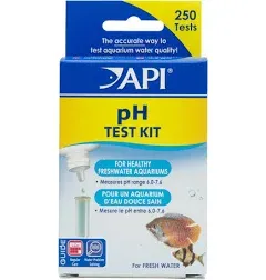 API PH TEST KIT 250-Test Freshwater Aquarium Water pH Test Kit, 4 Piece Set