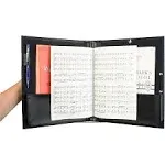 Pro Tec FSA1E Deluxe Choral Folder with Elastic String Dividers & Adjustable Hand Strap