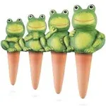 XueshouRT 4-Pack Frog Plant Watering Globes Decorative Self Watering Spikes P...